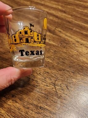 Texas Yellow & Black Souvenir Shot Glass